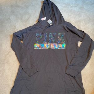 Long Sleeve Hooded Lounge Shirt